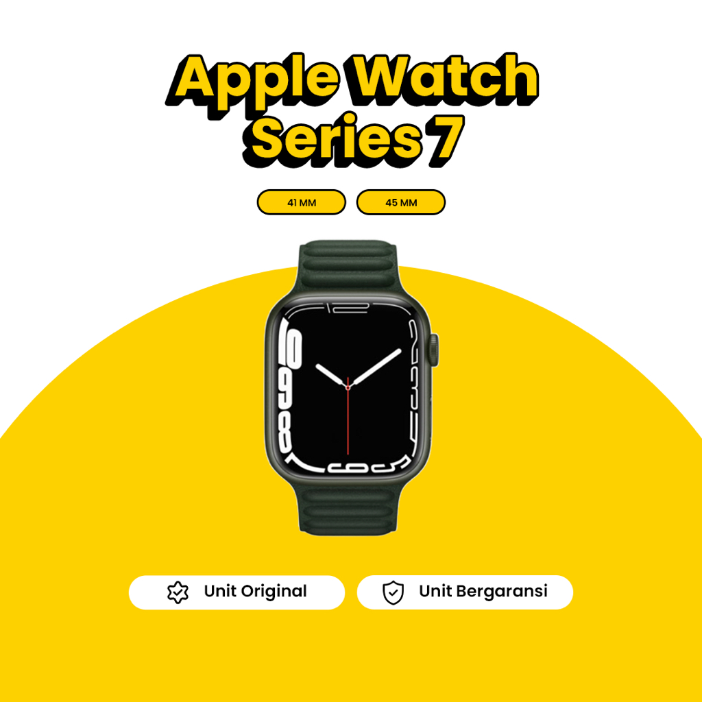 【SECOND】Apple Watch Series 7 41 MM / 45 MM Second Bekas Original