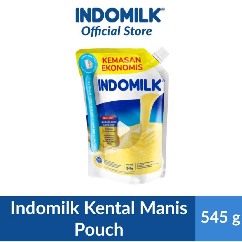 

Susu kental manis refill INDOMILK 545gram