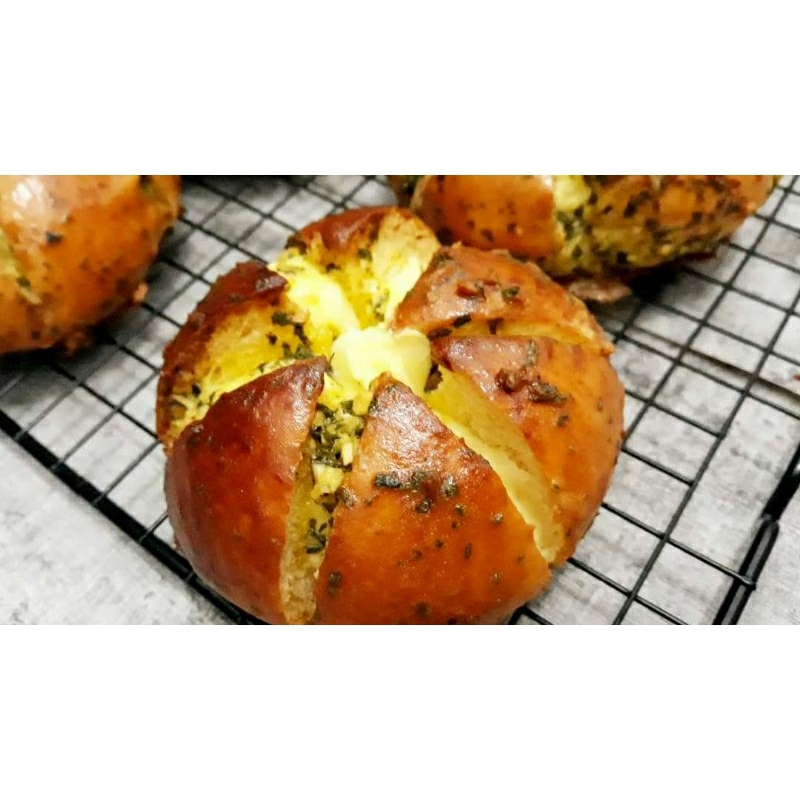 

Korean Garlic Cheese Bread