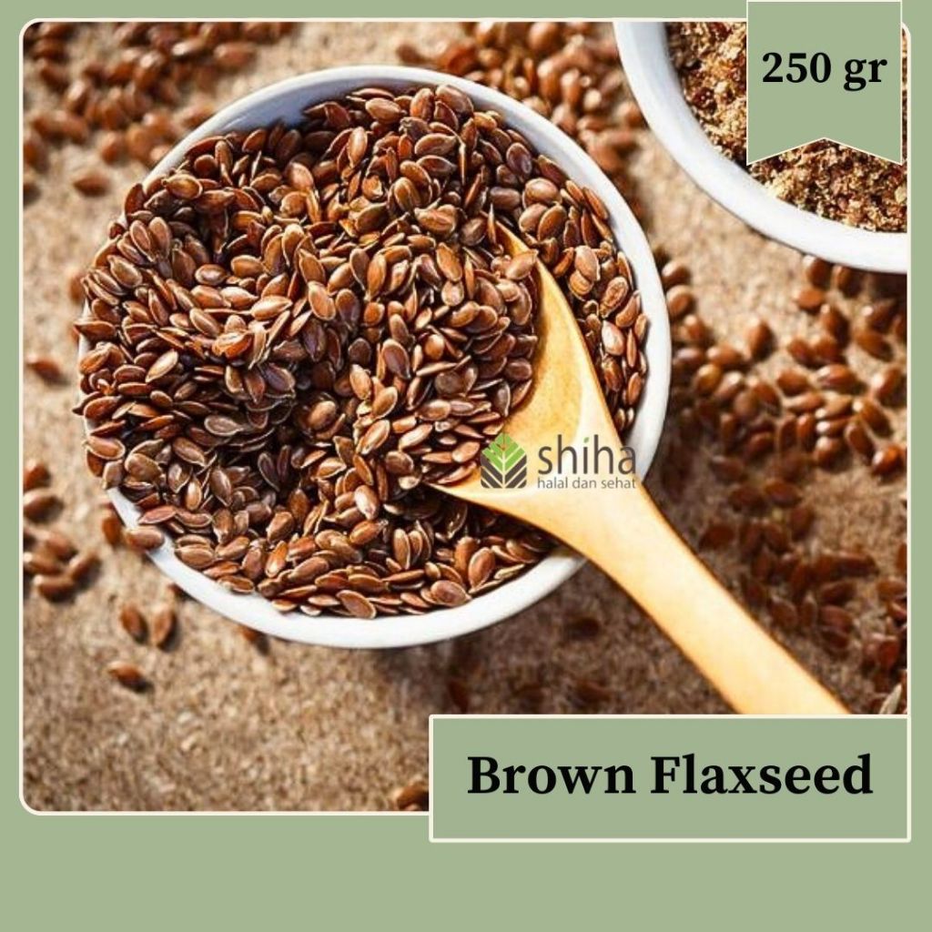 

Brown Flaxseed Flax Seeds 250gr | Warung Shiha