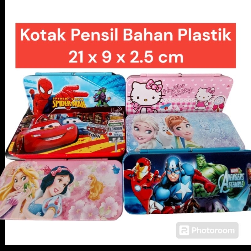 

Kotak Pensil Bahan Plastik Tebal Size 21x9x2.5 cm (KM8896)