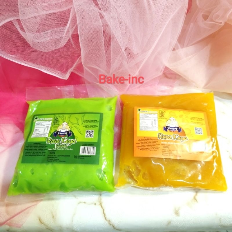 

[Bake-inc] DONNY SELAI SRIKAYA / SRIKAYA PANDAN 500Grm (Harga per 1 rasa)
