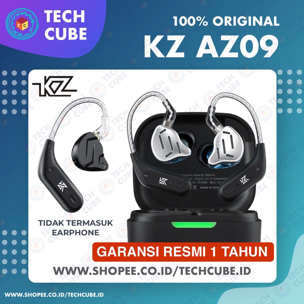 KODE N96J KZ AZ9 TWS HD Upgrade Type B dan C Bluetooth Earphone ZSN PRO ZST DQ6