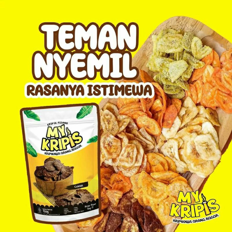 

Best Seller! My Kripis Keripik Pisang 150 gr