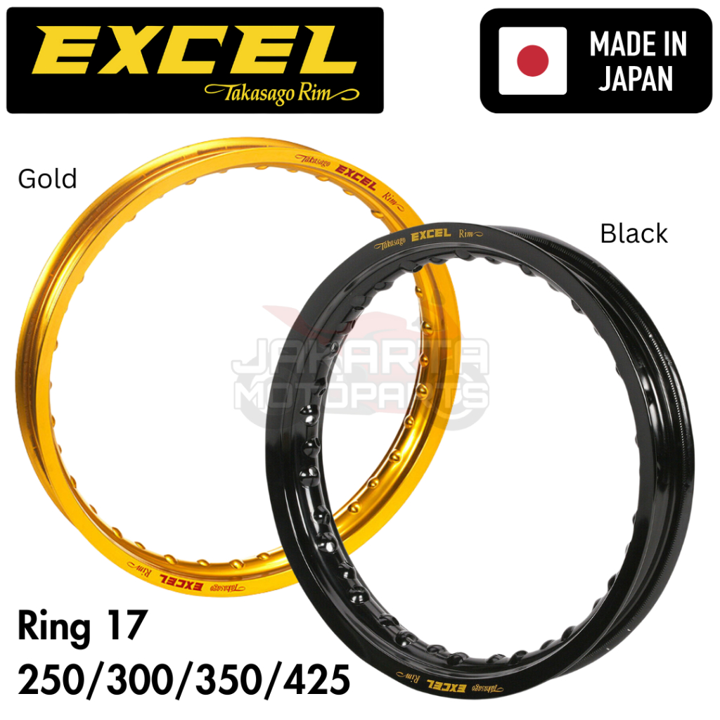 VELG TAKASAGO EXCEL RIM / MADE IN JAPAN ORI RING 17 250 300 350 425 RING 18 215 21 160 KTM EXC HUSQV
