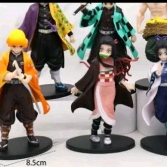Action figure demon slayer  15 cm nezuko zenitsu tanjiro