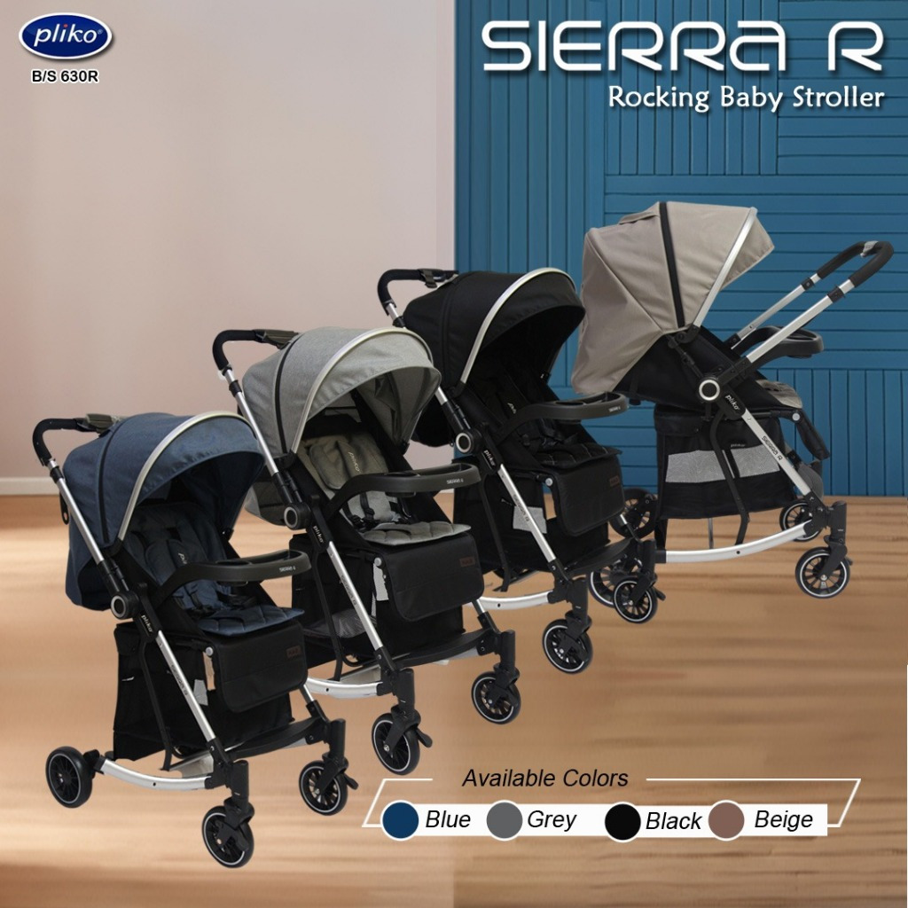 Stroller Pliko 387 Stream / Pliko Stream R  & PLIKO SEIRRA R Kereta Dorong Bayi Reversible