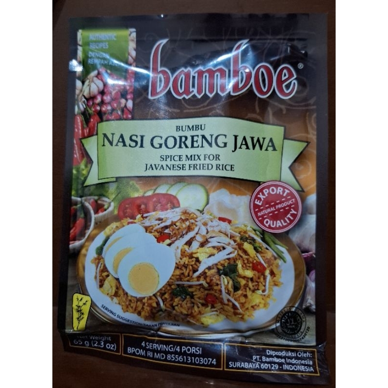 

Bamboe Bumbu Baru Nasi Goreng Jawa 65gr