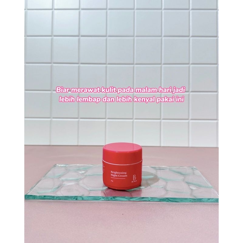 BG Skin Brightening RADIANCE Night Krim Cream Malam Brightening Kulit Kusam Flek