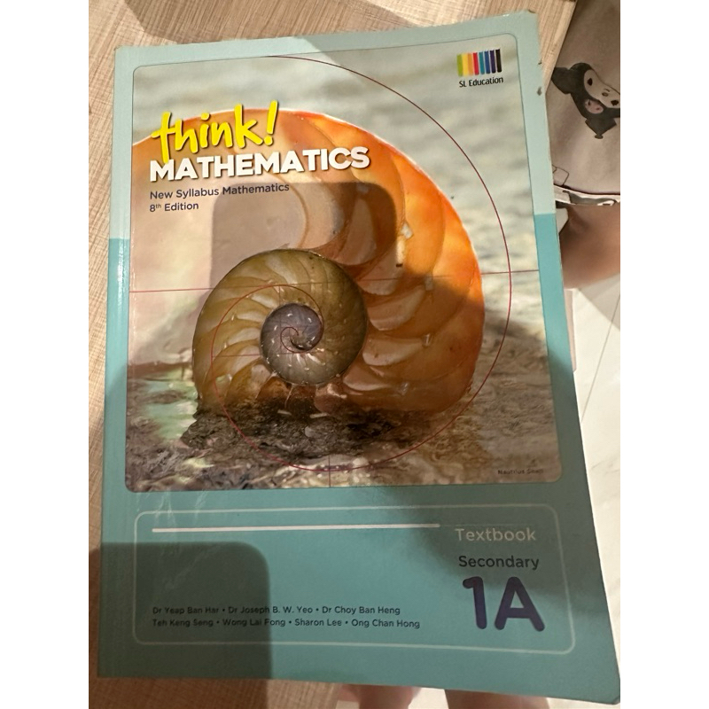 Buku Mathematics think - New Syllabus Mathematics textbook 1A