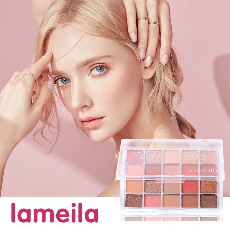 Eyeshadow Palette 20 Warna Waterproof dan Tahan Lama Make Up Mata Long Lasting Lameila