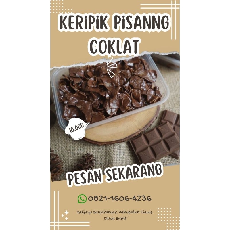 

Keripik pisang coklat bananachi