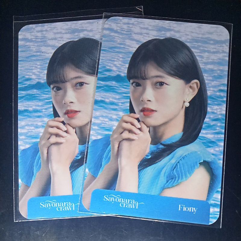 photocard jkt48 Sayonara Crawl FIONY ori official