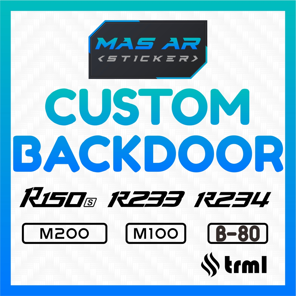 

Custom Backdoor Akrilik Centa / HC / trml