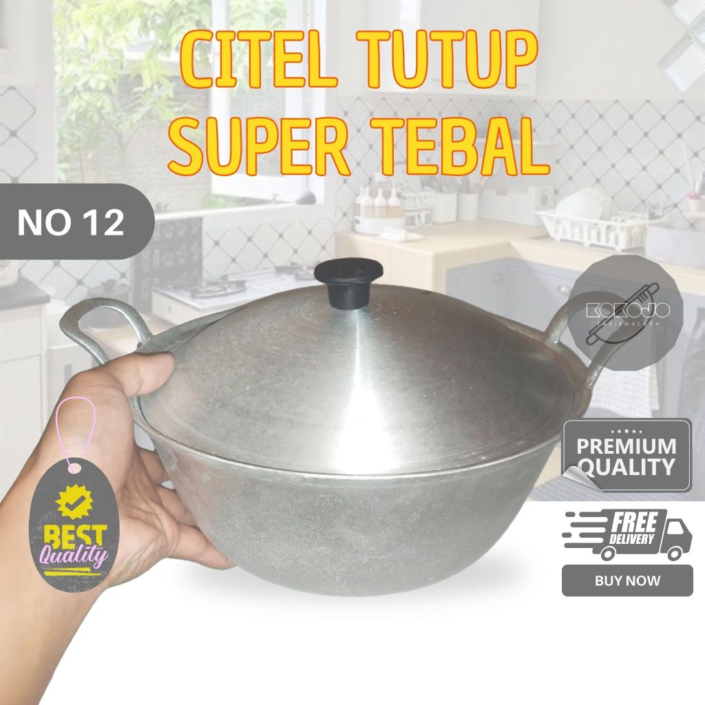 citel panci katel no 12 panci citel liwet sayur anti lengket alumunium aluminium tebal jumbo murah