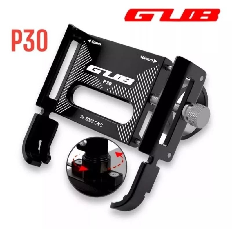 Holder Gub P30 & Gub P10 Holder Hp Stang Motor Stang Sepeda