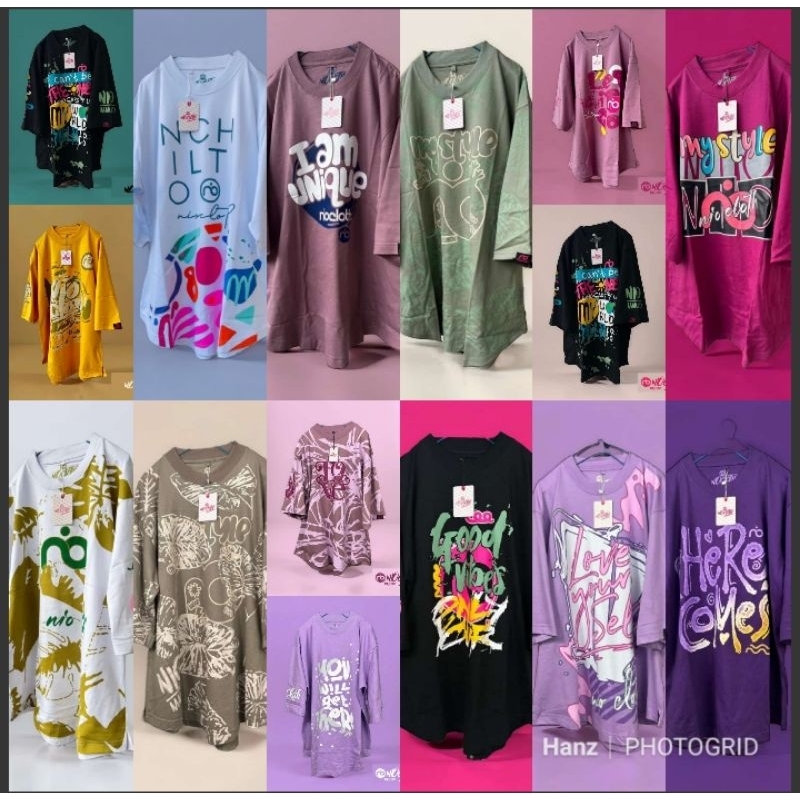 Kaos Oversize Wanita Nio Performance