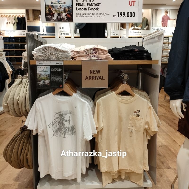 Tshirt Uniqlo Final Fantasy jastip jasa titip