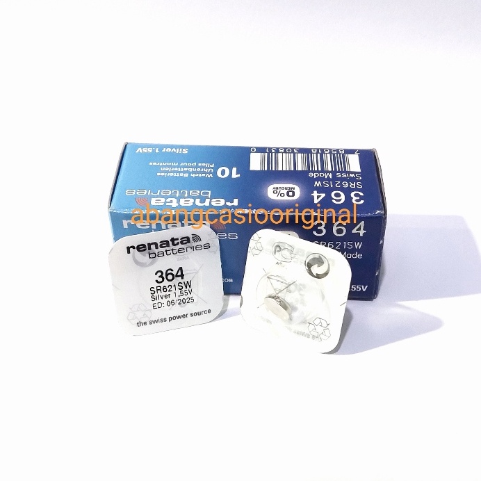 MURMER Batrei  Baterai  Batre  Batrei Renata SR 621 364 SR621 621SW SR621SW Renata 364 Original Batr