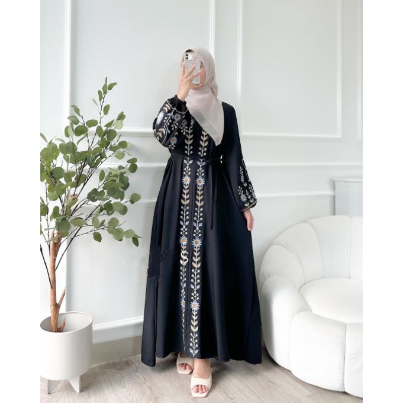 FATIMA MAXY DRESS SHAKILA GAMIS BORDIR