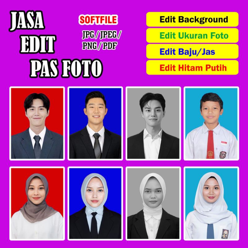Edit pas foto/edit foto/edit background pas foto