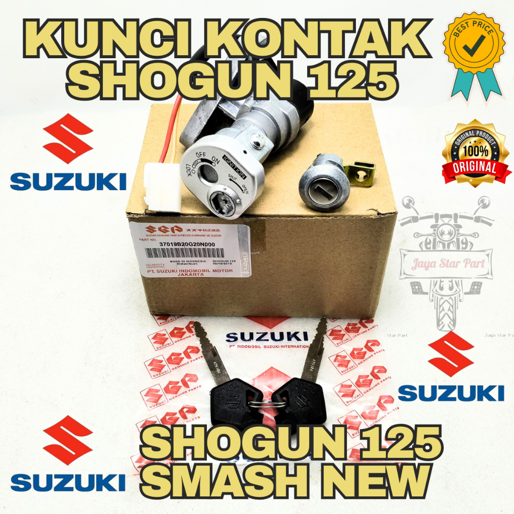 ORI KUNCI KONTAK SUZUKI SHOGUN125 KUNCI KONTAK SMASH NEW ,SOGUN125 KUALITAS ASLI ORIGINAL SUZUKI SGP