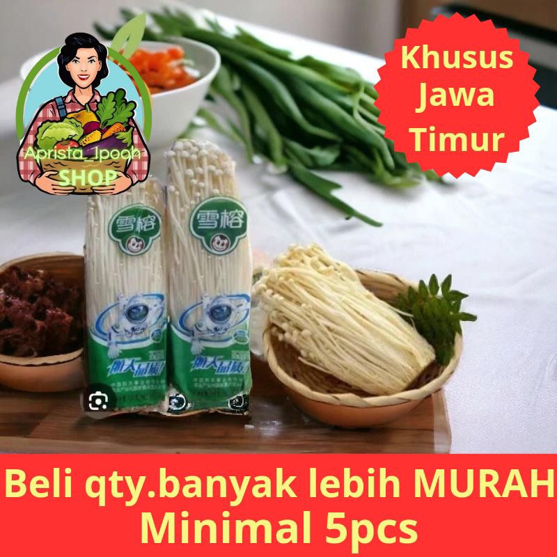 

JATIM ONLY - Jamur Enoki 100gr - Khusus JAWA TIMUR