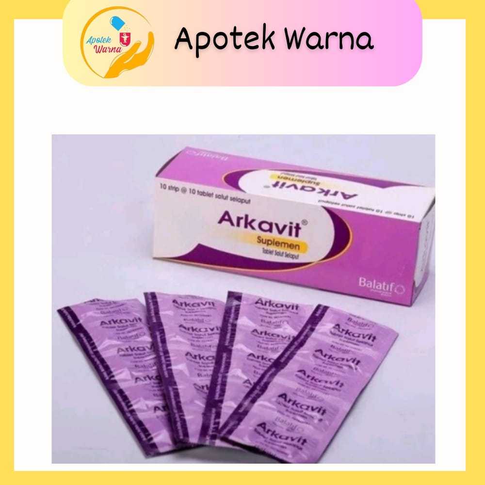 ARKAVIT SUPLEMEN KESEHATAN 1 STRIP ISI 10 KAPLET