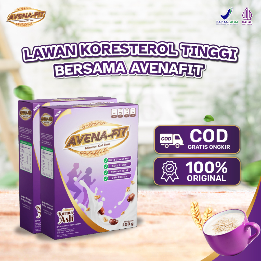 

Avenafit - Menu Sarapan Sehat Oat Susu Solusi Terbaik untuk Kolesterol Rendah dan Kesehatan Jantung, Tulang, serta Sendi yang Baik