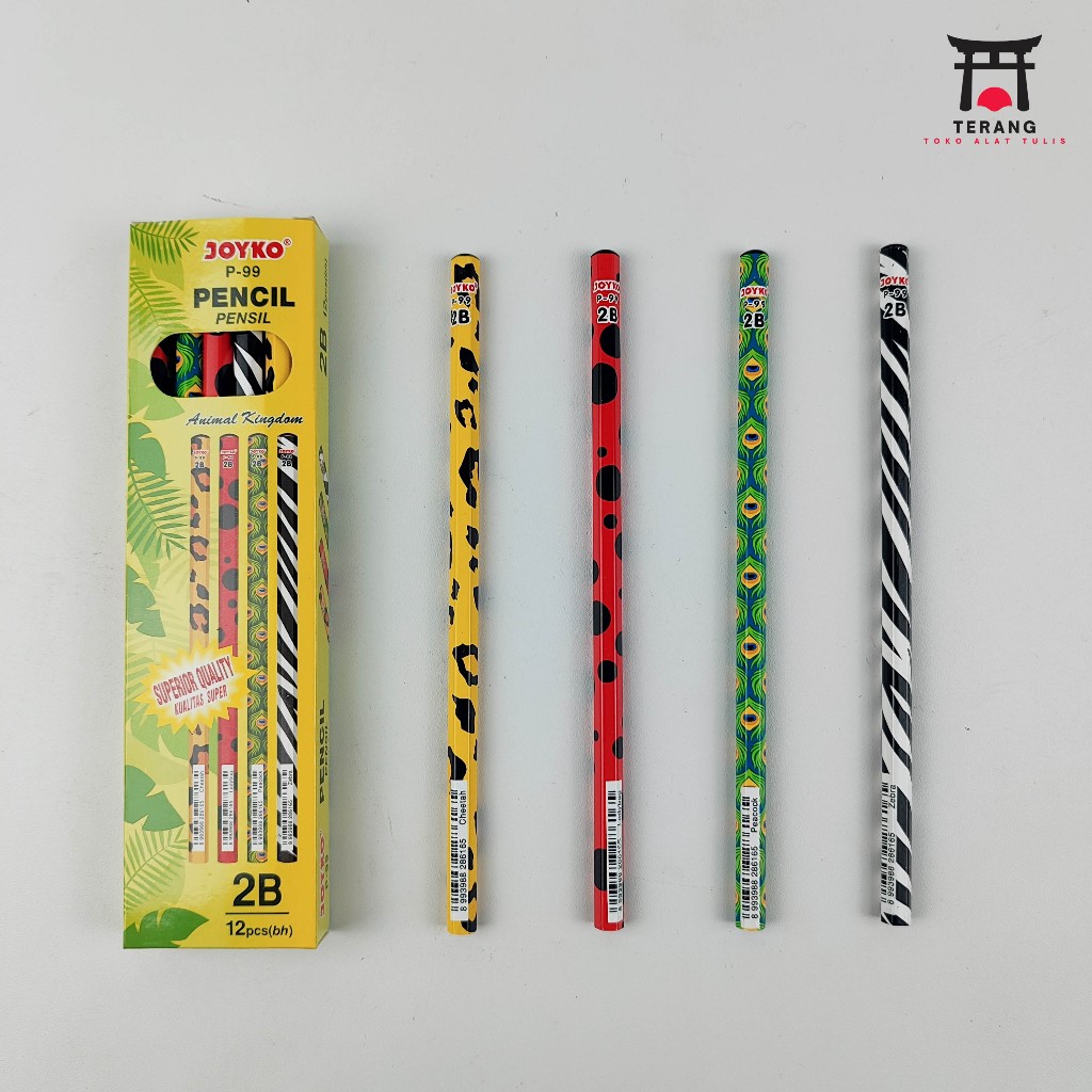 

Satuan Pensil 2B Joyko Animal Kingdom Superior Quality Ecer