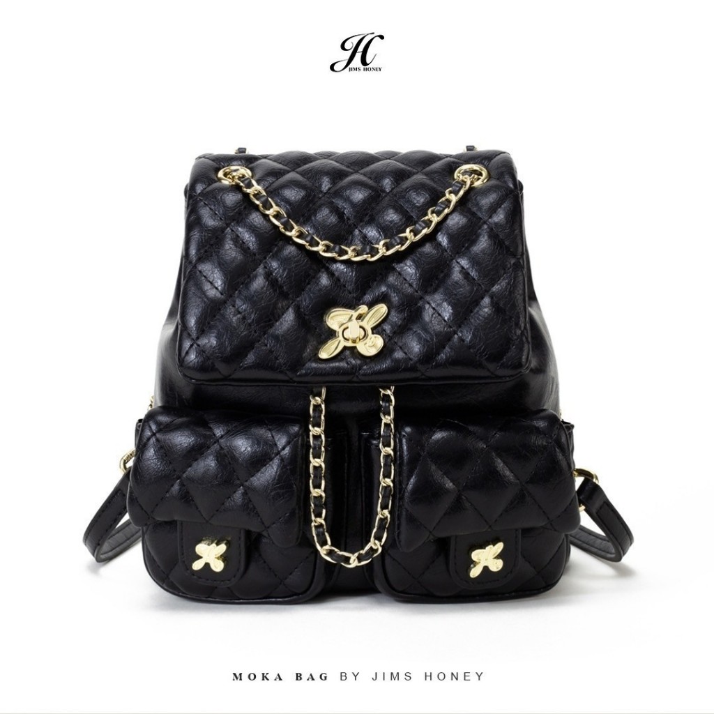 JIMS HONEY MOKA BACKPACK Tas Ransel Wanita Cewek Jimshoney Trendy Elegan