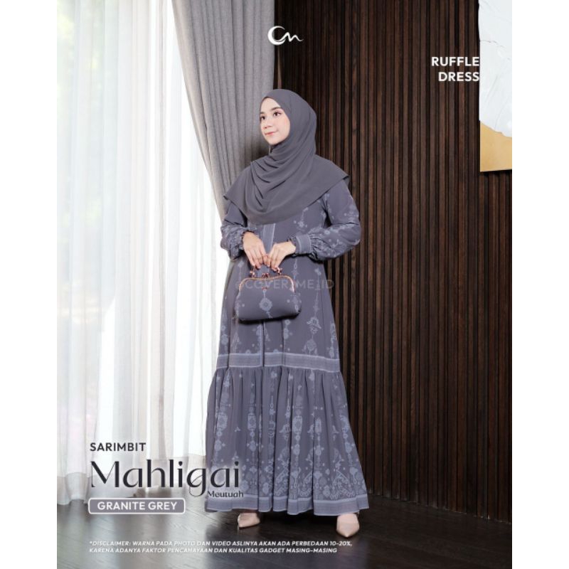 Mahligai mom ruffle dress only ( Cover me )