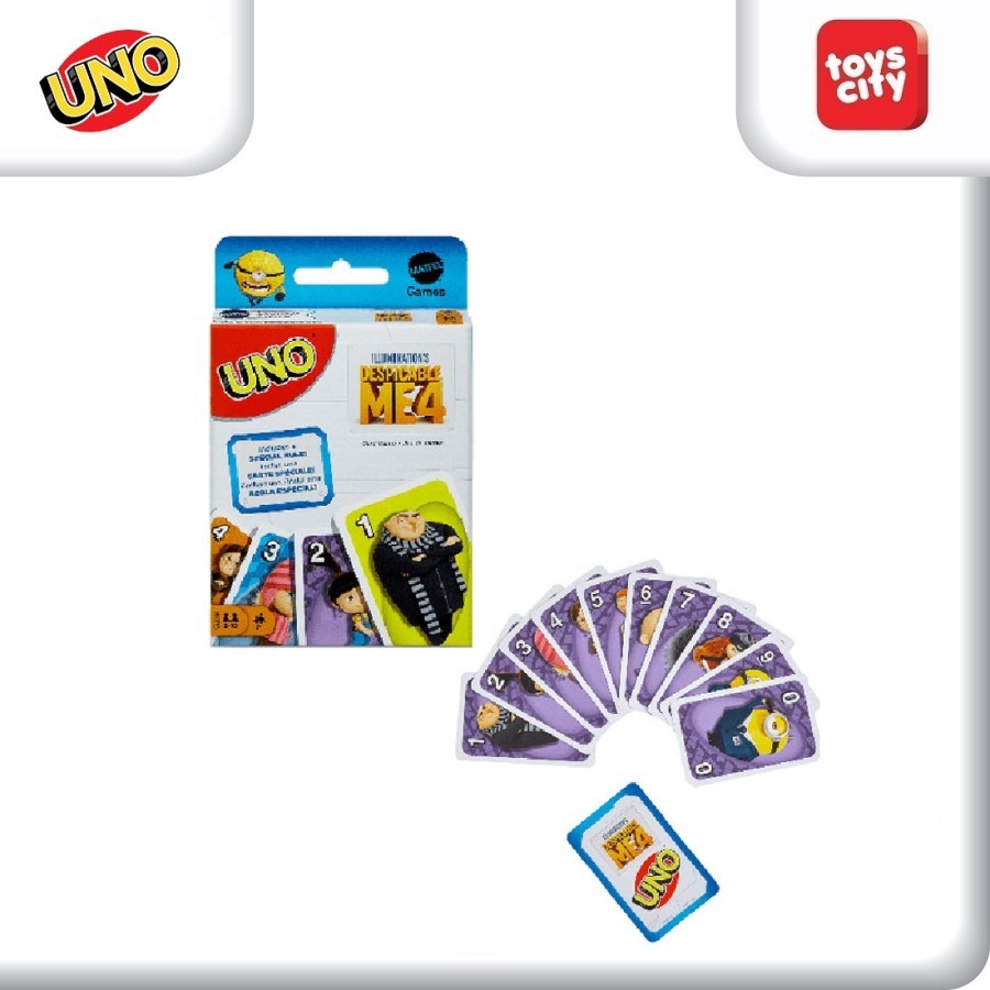 UNO Despicable Me 4 Card Game For Kids Mainan Kartu Uno