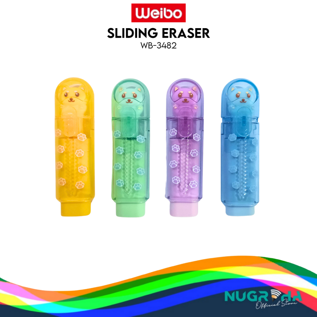 

WEIBO 3482 PENGHAPUS PENSIL MEKANIK MECHANICAL ERASER DOG ANJING LUCU ANAK