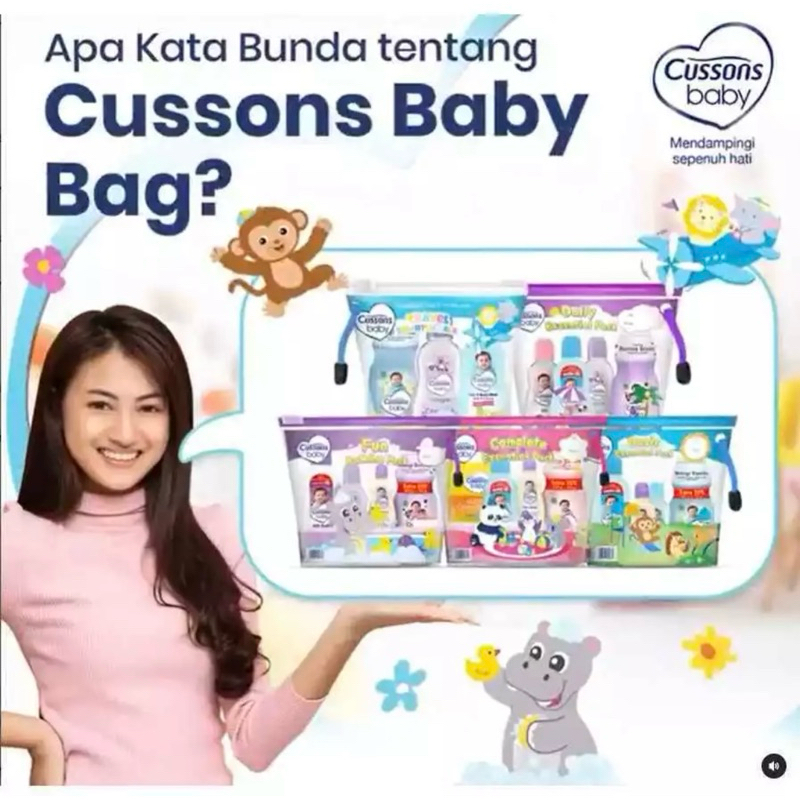 Cussons Baby Bag - Cussons Daily Essential Pack - Cussons Fun Bathing Pack - Kado Baby