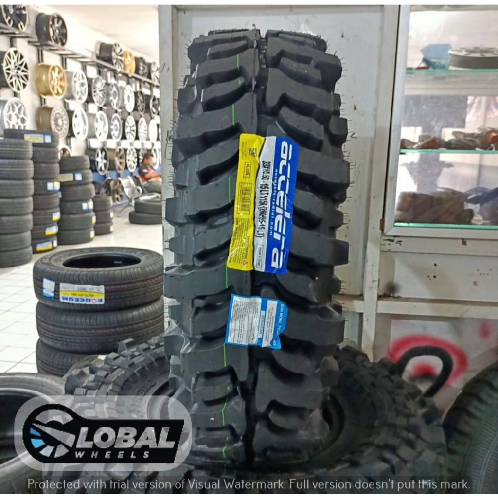 Ban Accelera badak extreme 33 10,5 R15 tubles |ban mobil offroad ring 15
