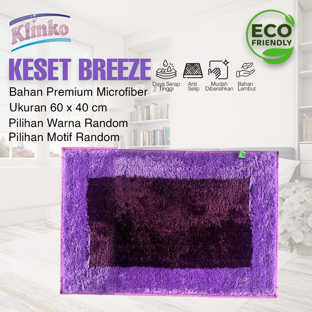 Tchome Keset Kaki Kamar Tidur Breeze Anti Selip Keset Pintu Keset rumah Klinko