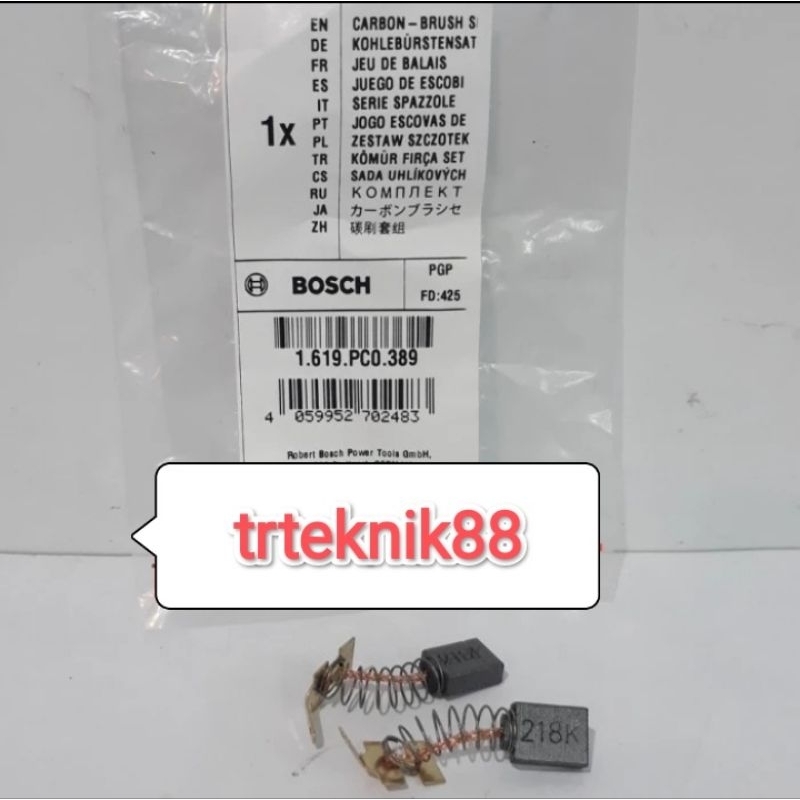 ORIGINAL CARBON BRUSH ARANG SPULL KULL MESIN BOR BOSCH TIPE GSB 600