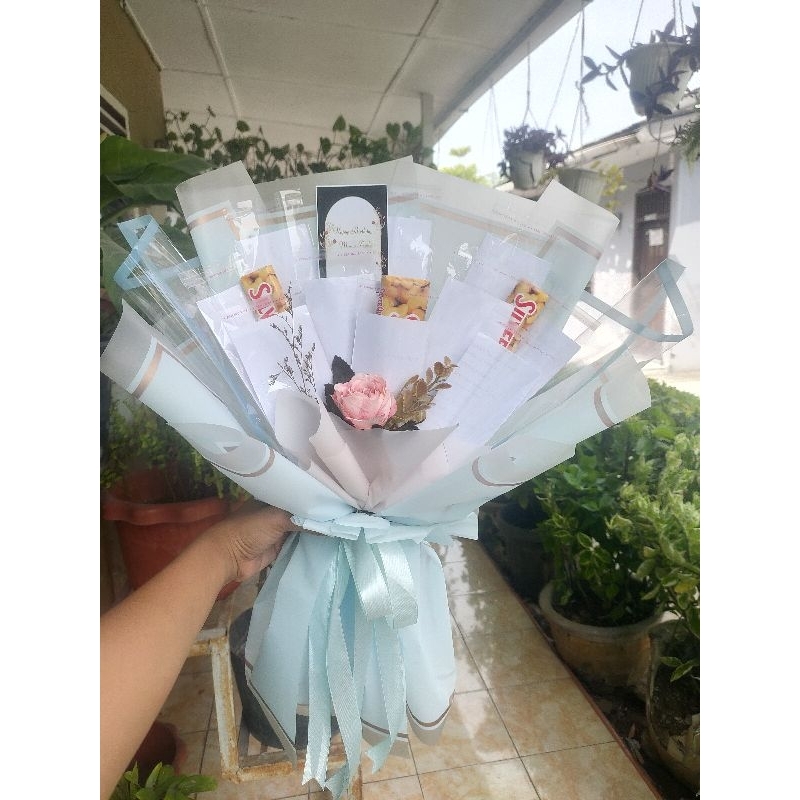 

buket kosong mix coklat