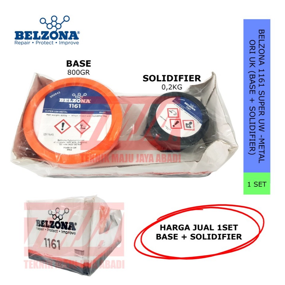 BELZONA 1161 Super UW-Metal Ori UK Base + Solidifier