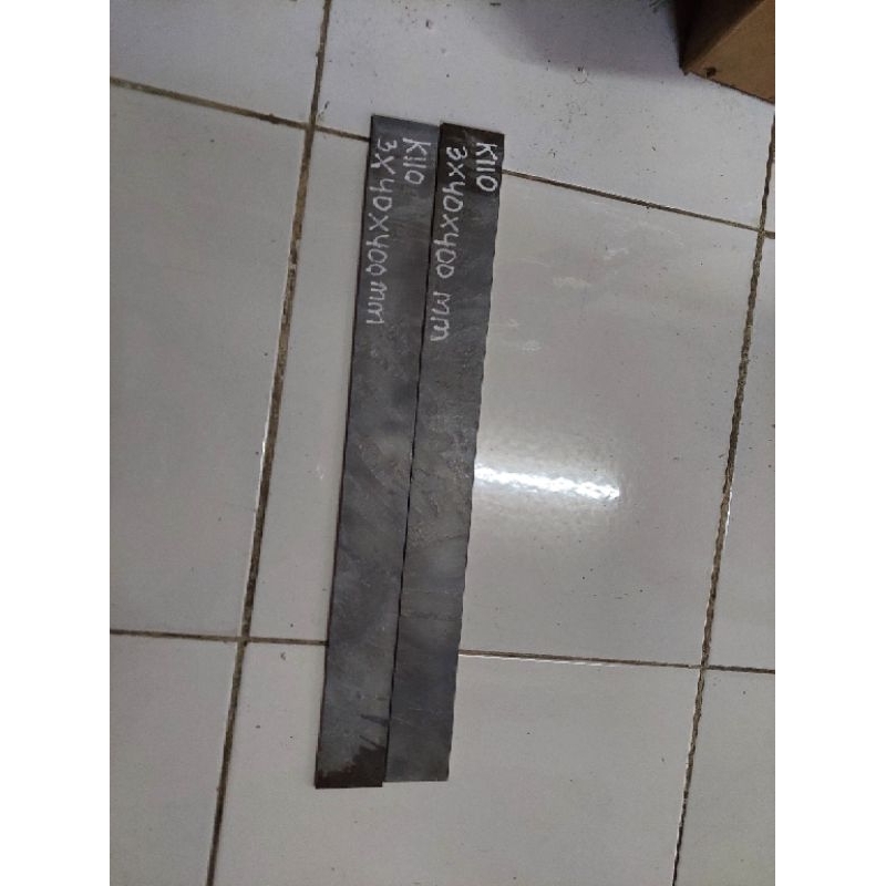 PLAT  BAJA BOHLER K110 D2 Bahan Golok Pisau 3 x 40 x 400mm BAJA K110 Tebal 3mm