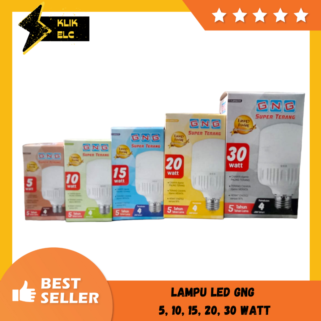 LAMPU JUMBO MURAH LED 5 10 15 20 30 WATT GNG / LED JUMBO / BODI BESAR