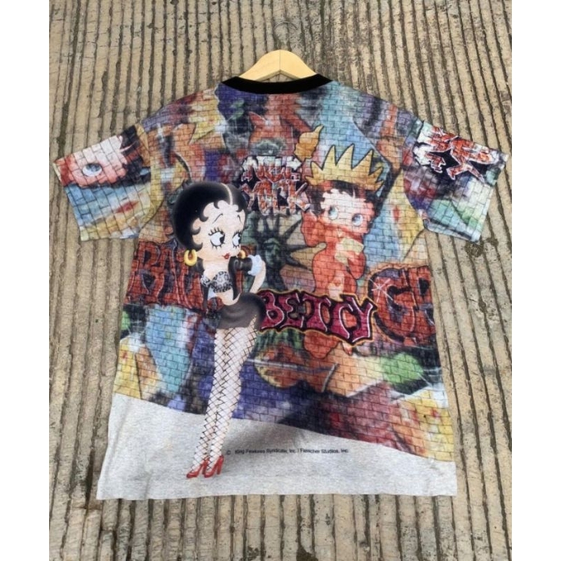 vintage Betty boop AOP 90s