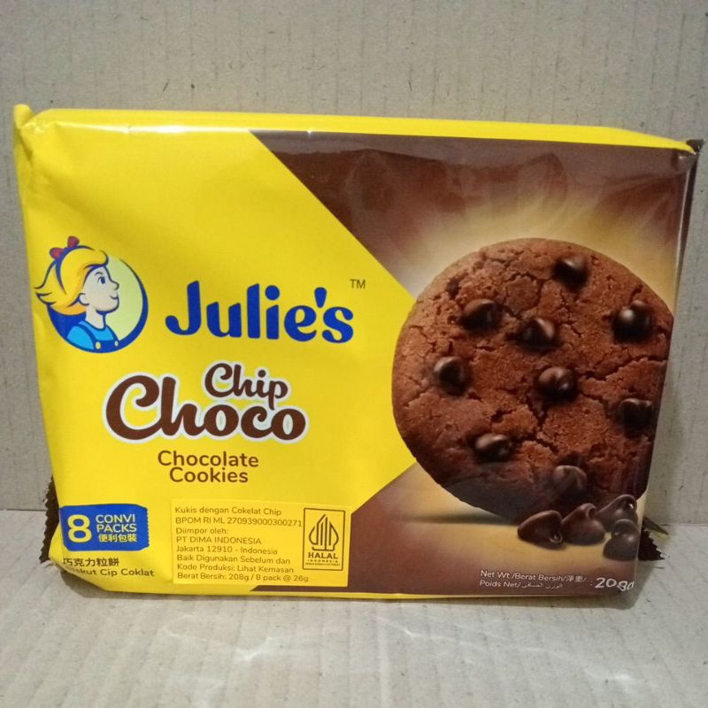 

Chip Choco Chocolate Cookies Julie's 208g