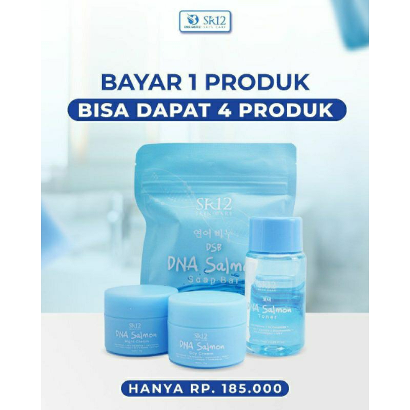 DNA SALMON SR12 - PAKET SKINCARE GLOWING