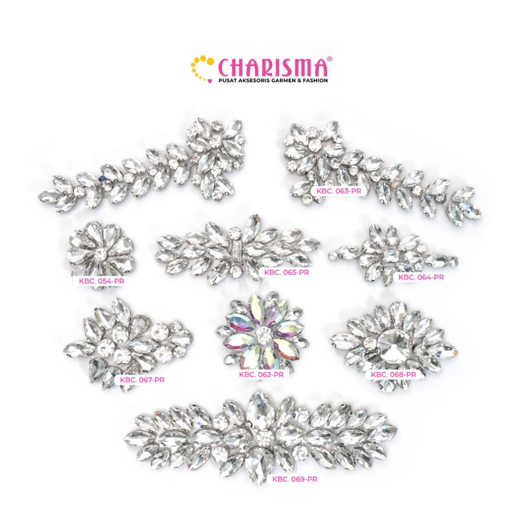 Charisma Crystal KBC - Payet Rangkai Diamond Premium / Crystal Rangkai Payet-payet rantai-payet temp