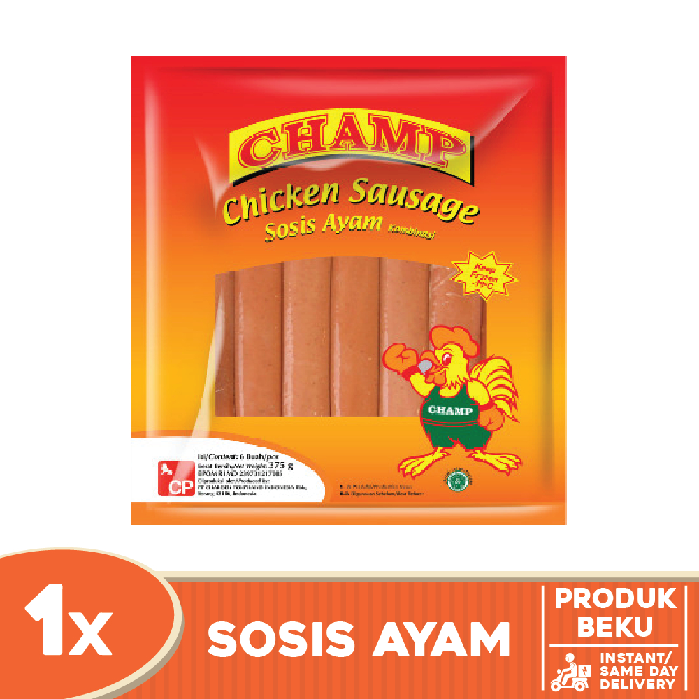 

CHAMP Chicken Sausage 375gr