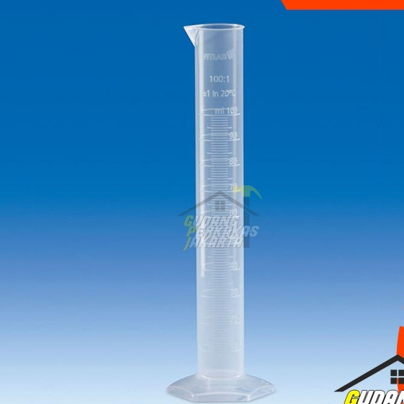 Gelas Ukur 100ml / Measuring Cup 100ml / Gelas Ukur Panjang 100ml