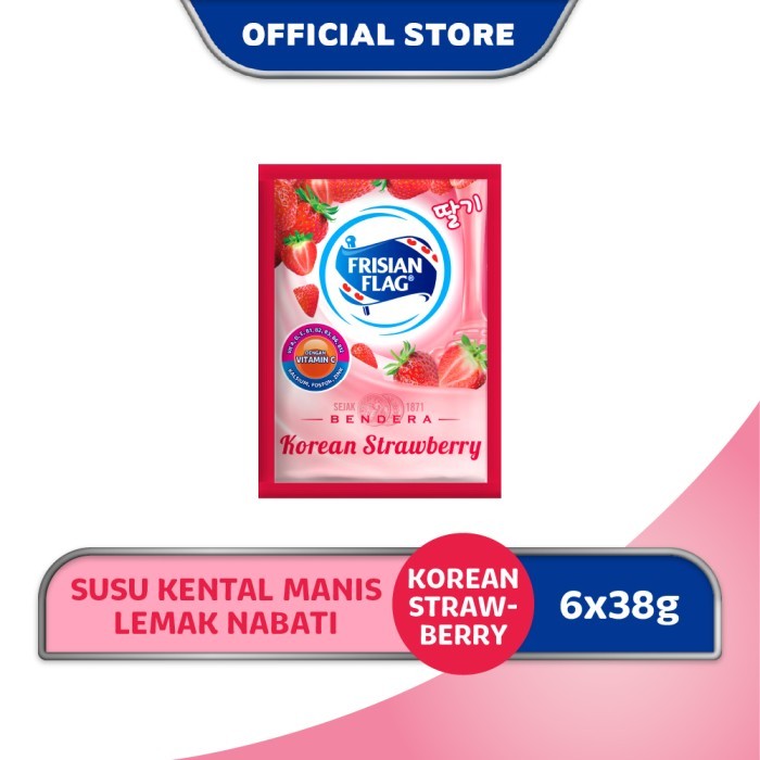 

Susu Bendera Sachet Strawberry ( 6 x 38 gr )/ Renceng