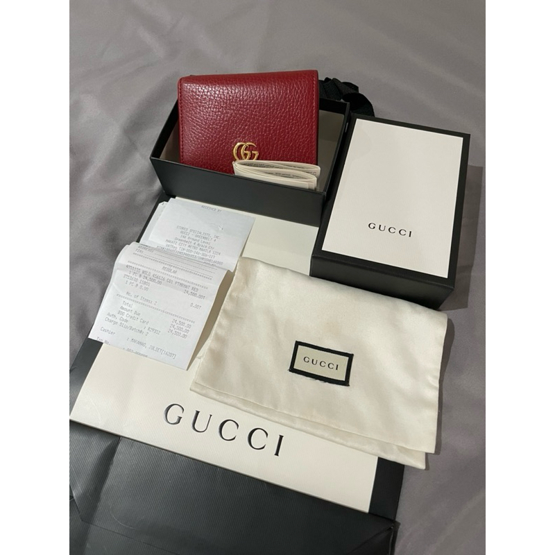 GUCCI RED WALLET 100% AUTHENTIC PRELOVED